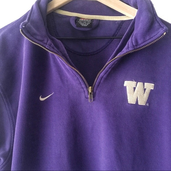 Nike Other - Nike University Washington UW Quarter Zip Sweater